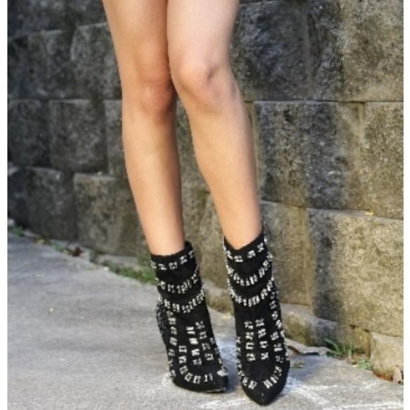 Cape Robbin Beronica-12 High Heel Black Ankle - Picture 2 of 7